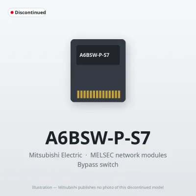 Mitsubishi Electric A6BSW-P-S7 – Mitsubishi MELSEC network modules Option Mitsubishi Electric A6BSW-P-S7 – Mitsubishi MELSEC network modules Option
