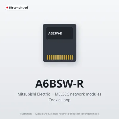 Mitsubishi Electric A6BSW-R – Mitsubishi MELSEC network modules Option Mitsubishi Electric A6BSW-R – Mitsubishi MELSEC network modules Option