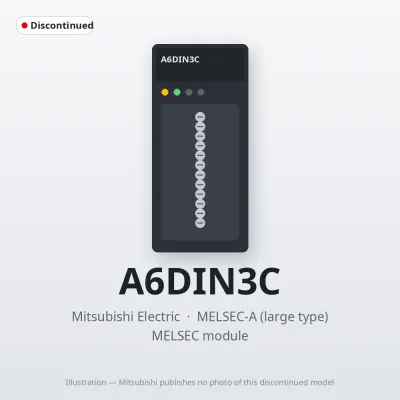 Mitsubishi Electric A6DIN3C – Mitsubishi MELSEC-A Module