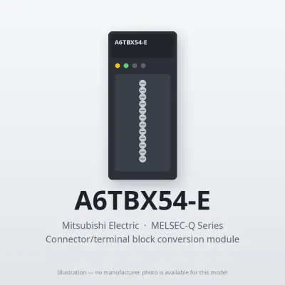 Mitsubishi Electric A6TBX54-E – Mitsubishi MELSEC-Q Series Connector/terminal block conversion module Mitsubishi Electric A6TBX54-E – Mitsubishi MELSEC-Q Series Connector/terminal block conversion module