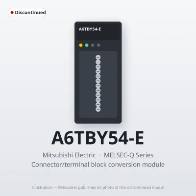 Mitsubishi Electric A6TBY54-E – Mitsubishi MELSEC-Q Series Connector/terminal block conversion module Mitsubishi Electric A6TBY54-E – Mitsubishi MELSEC-Q Series Connector/terminal block conversion module