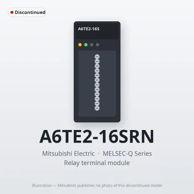 Mitsubishi Electric A6TE2-16SRN – Mitsubishi MELSEC-Q Series Relay terminal module