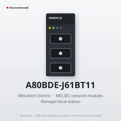Mitsubishi Electric A80BDE-J61BT11 – Mitsubishi MELSEC network modules Network interface boards Mitsubishi Electric A80BDE-J61BT11 – Mitsubishi MELSEC network modules Network interface boards