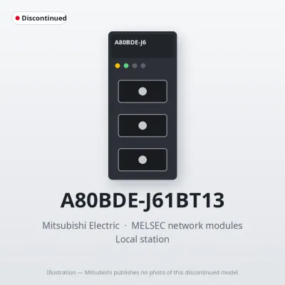 Mitsubishi Electric A80BDE-J61BT13 – Mitsubishi MELSEC network modules Network interface boards Mitsubishi Electric A80BDE-J61BT13 – Mitsubishi MELSEC network modules Network interface boards