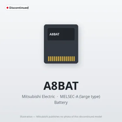 Mitsubishi Electric A8BAT – Mitsubishi MELSEC-A Battery
