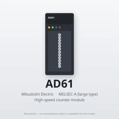 Mitsubishi Electric AD61 – Mitsubishi MELSEC-A High-speed counter module