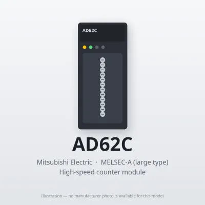 Mitsubishi Electric AD62C – Mitsubishi MELSEC-A High-speed counter module
