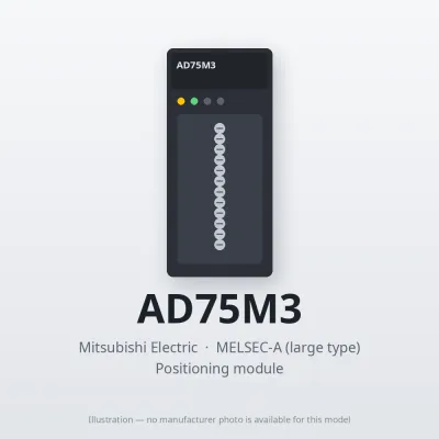 Mitsubishi Electric AD75M3 – Mitsubishi MELSEC-A Positioning module