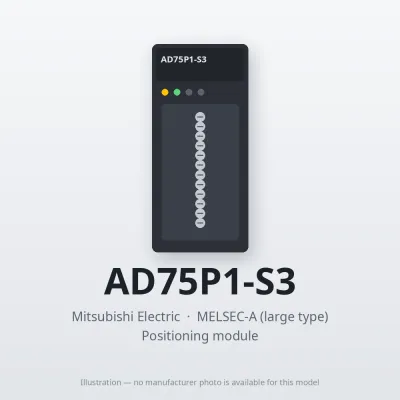 Mitsubishi Electric AD75P1-S3 – Mitsubishi MELSEC-A Positioning module