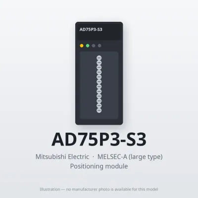 Mitsubishi Electric AD75P3-S3 – Mitsubishi MELSEC-A Positioning module