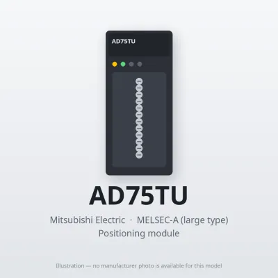 Mitsubishi Electric AD75TU – Mitsubishi MELSEC-A Positioning module