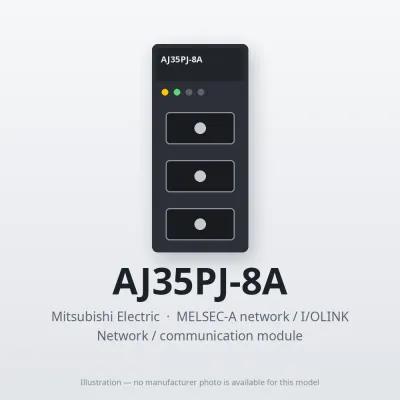 Mitsubishi Electric AJ35PJ-8A – Mitsubishi MELSEC Network / communication module Mitsubishi Electric AJ35PJ-8A – Mitsubishi MELSEC Network / communication module