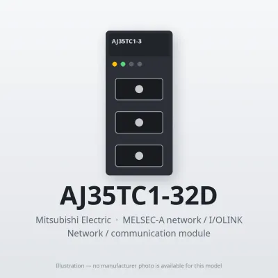 Mitsubishi Electric AJ35TC1-32D – Mitsubishi MELSEC Network / communication module Mitsubishi Electric AJ35TC1-32D – Mitsubishi MELSEC Network / communication module