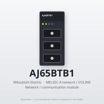 Mitsubishi Electric AJ65BTB1 – Mitsubishi MELSEC Network / communication module Mitsubishi Electric AJ65BTB1 – Mitsubishi MELSEC Network / communication module