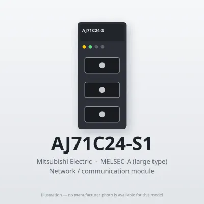 Mitsubishi Electric AJ71C24-S1 – Mitsubishi MELSEC-A Network / communication module