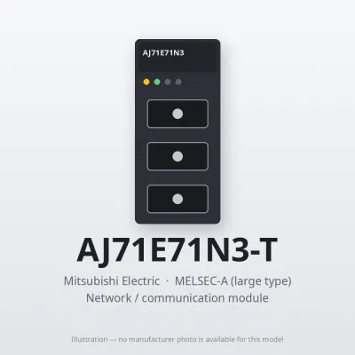 Mitsubishi Electric AJ71E71N3-T – Mitsubishi MELSEC-A Network / communication module Mitsubishi Electric AJ71E71N3-T – Mitsubishi MELSEC-A Network / communication module