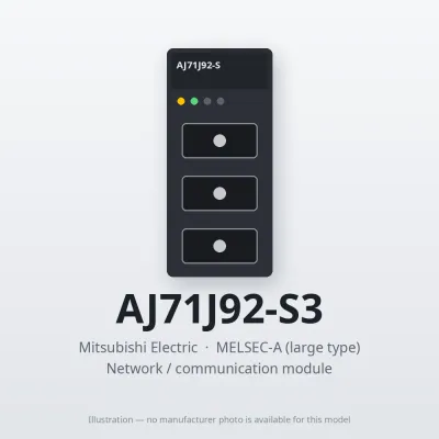 Mitsubishi Electric AJ71J92-S3 – Mitsubishi MELSEC-A Network / communication module Mitsubishi Electric AJ71J92-S3 – Mitsubishi MELSEC-A Network / communication module
