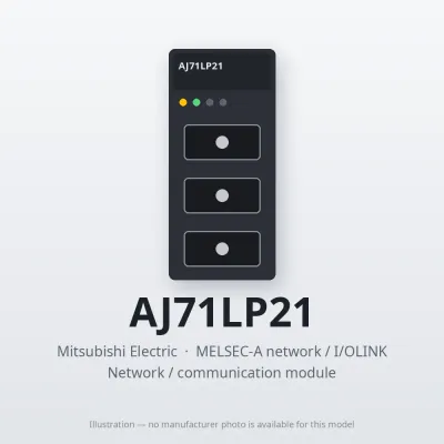 Mitsubishi Electric AJ71LP21 – Mitsubishi MELSEC Network / communication module Mitsubishi Electric AJ71LP21 – Mitsubishi MELSEC Network / communication module