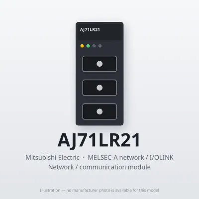Mitsubishi Electric AJ71LR21 – Mitsubishi MELSEC Network / communication module Mitsubishi Electric AJ71LR21 – Mitsubishi MELSEC Network / communication module