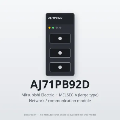 Mitsubishi Electric AJ71PB92D – Mitsubishi MELSEC-A Network / communication module Mitsubishi Electric AJ71PB92D – Mitsubishi MELSEC-A Network / communication module