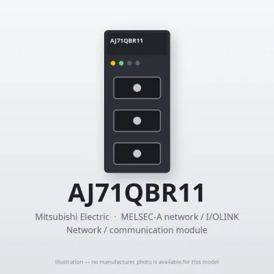 Mitsubishi Electric AJ71QBR11 – Mitsubishi MELSEC Network / communication module Mitsubishi Electric AJ71QBR11 – Mitsubishi MELSEC Network / communication module