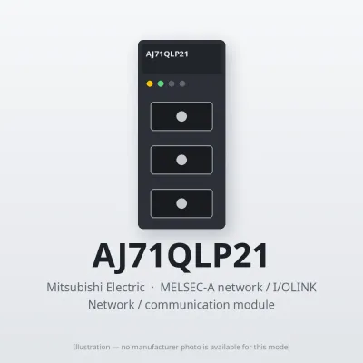 Mitsubishi Electric AJ71QLP21 – Mitsubishi MELSEC Network / communication module Mitsubishi Electric AJ71QLP21 – Mitsubishi MELSEC Network / communication module