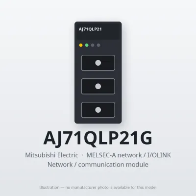 Mitsubishi Electric AJ71QLP21G – Mitsubishi MELSEC Network / communication module Mitsubishi Electric AJ71QLP21G – Mitsubishi MELSEC Network / communication module