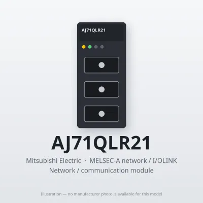 Mitsubishi Electric AJ71QLR21 – Mitsubishi MELSEC Network / communication module Mitsubishi Electric AJ71QLR21 – Mitsubishi MELSEC Network / communication module