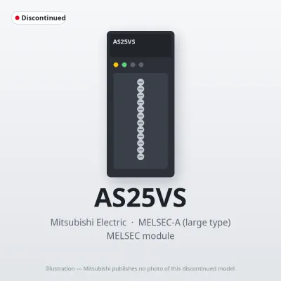 Mitsubishi Electric AS25VS – Mitsubishi MELSEC-A Module Mitsubishi Electric AS25VS – Mitsubishi MELSEC-A Module