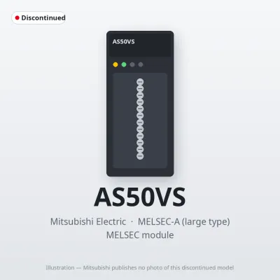 Mitsubishi Electric AS50VS – Mitsubishi MELSEC-A Module Mitsubishi Electric AS50VS – Mitsubishi MELSEC-A Module
