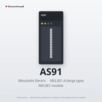 Mitsubishi Electric AS91 – Mitsubishi MELSEC-A Module Mitsubishi Electric AS91 – Mitsubishi MELSEC-A Module