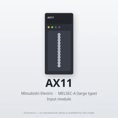 Mitsubishi Electric AX11 – Mitsubishi MELSEC-A Input module Mitsubishi Electric AX11 – Mitsubishi MELSEC-A Input module