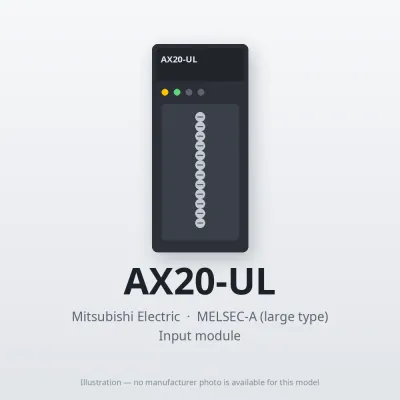Mitsubishi Electric AX20-UL – Mitsubishi MELSEC-A Input module Mitsubishi Electric AX20-UL – Mitsubishi MELSEC-A Input module