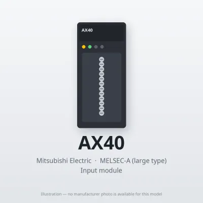 Mitsubishi Electric AX40 – Mitsubishi MELSEC-A Input module Mitsubishi Electric AX40 – Mitsubishi MELSEC-A Input module