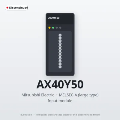 Mitsubishi Electric AX40Y50 – Mitsubishi MELSEC-A Input module Mitsubishi Electric AX40Y50 – Mitsubishi MELSEC-A Input module