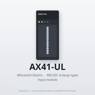Mitsubishi Electric AX41-UL – Mitsubishi MELSEC-A Input module Mitsubishi Electric AX41-UL – Mitsubishi MELSEC-A Input module