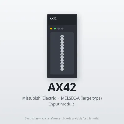 Mitsubishi Electric AX42 – Mitsubishi MELSEC-A Input module Mitsubishi Electric AX42 – Mitsubishi MELSEC-A Input module