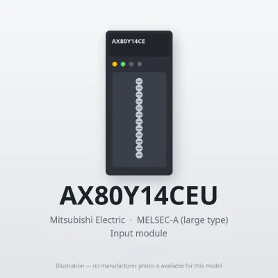 Mitsubishi Electric AX80Y14CEU – Mitsubishi MELSEC-A Input module Mitsubishi Electric AX80Y14CEU – Mitsubishi MELSEC-A Input module