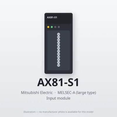 Mitsubishi Electric AX81-S1 – Mitsubishi MELSEC-A Input module Mitsubishi Electric AX81-S1 – Mitsubishi MELSEC-A Input module