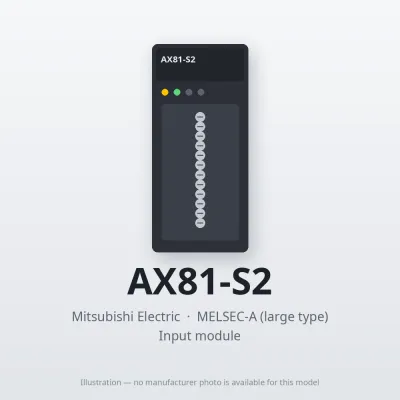 Mitsubishi Electric AX81-S2 – Mitsubishi MELSEC-A Input module Mitsubishi Electric AX81-S2 – Mitsubishi MELSEC-A Input module