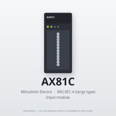 Mitsubishi Electric AX81C – Mitsubishi MELSEC-A Input module Mitsubishi Electric AX81C – Mitsubishi MELSEC-A Input module