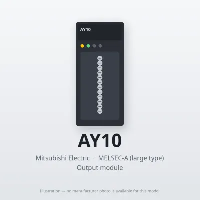 Mitsubishi Electric AY10 – Mitsubishi MELSEC-A Output module Mitsubishi Electric AY10 – Mitsubishi MELSEC-A Output module