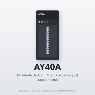 Mitsubishi Electric AY40A – Mitsubishi MELSEC-A Output module