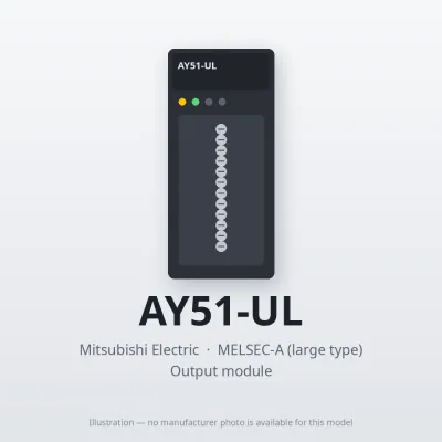 Mitsubishi Electric AY51-UL – Mitsubishi MELSEC-A Output module