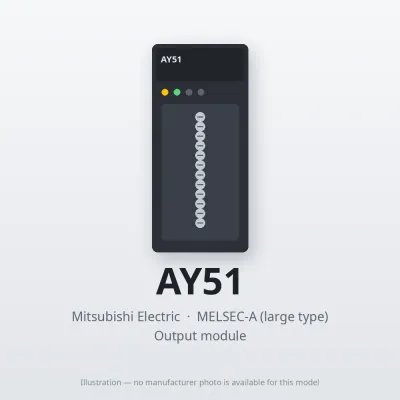 Mitsubishi Electric AY51 – Mitsubishi MELSEC-A Output module