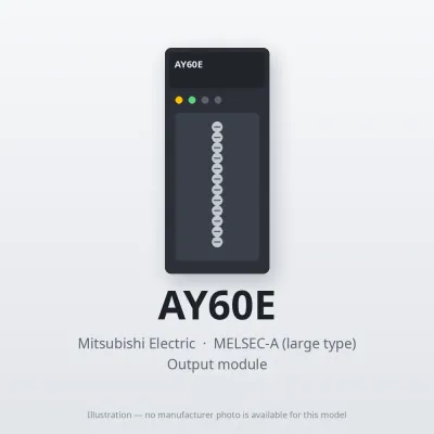 Mitsubishi Electric AY60E – Mitsubishi MELSEC-A Output module