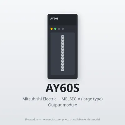 Mitsubishi Electric AY60S – Mitsubishi MELSEC-A Output module