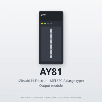 Mitsubishi Electric AY81 – Mitsubishi MELSEC-A Output module