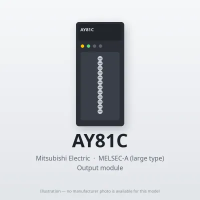 Mitsubishi Electric AY81C – Mitsubishi MELSEC-A Output module