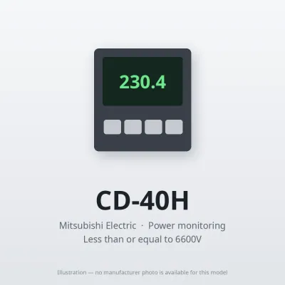 Mitsubishi Electric CD-40H – Mitsubishi Power monitoring Current Transformers (CT) Mitsubishi Electric CD-40H – Mitsubishi Power monitoring Current Transformers (CT)